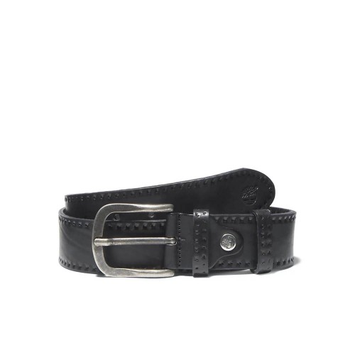    TIMBERLAND TB0A264W9681 EMBOSSED LEATHER BELT