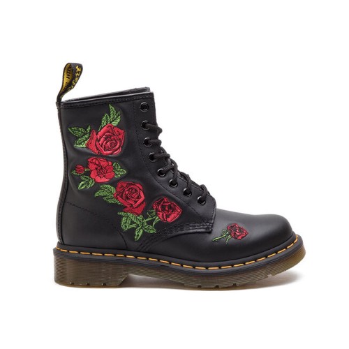    DR.MARTENS 1460  GREASY 11822003 - BLACK RED